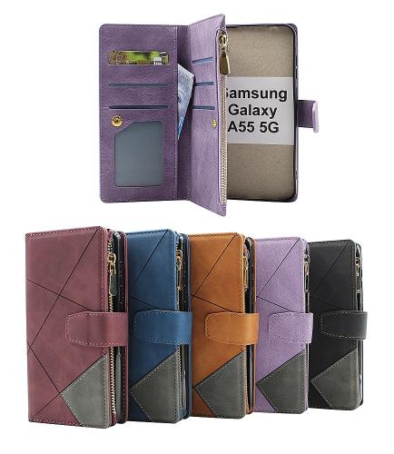 billigamobilskydd.se XL Standcase Luksuskotelo puhelimeen Samsung Galaxy A55 5G (SM-A556B)