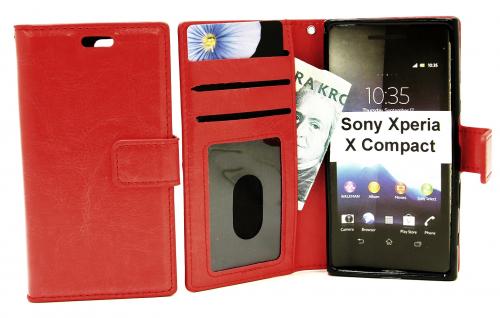 billigamobilskydd.se Crazy Horse Lompakko Sony Xperia X Compact (F5321)