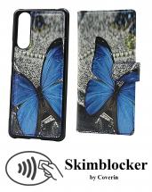 CoverIn Skimblocker Design Magneettilompakko Sony Xperia 5 II