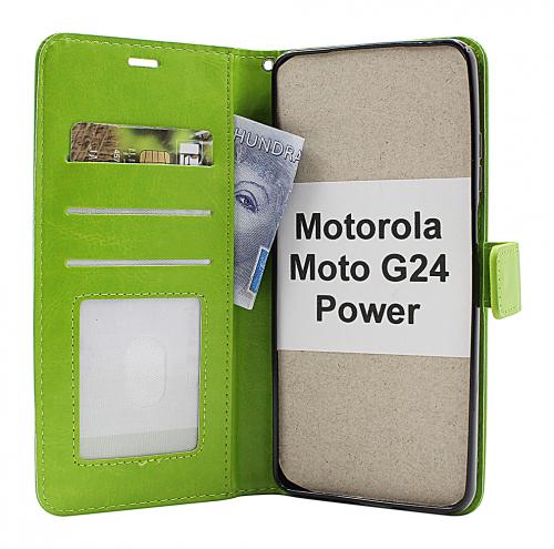 billigamobilskydd.se Crazy Horse Lompakko Motorola Moto G24 Power