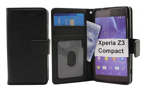 billigamobilskydd.se New Jalusta Lompakkokotelo Sony Xperia Z3 Compact (D5803)