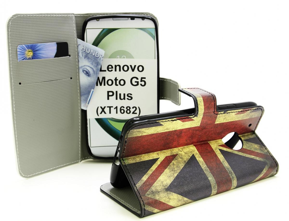 billigamobilskydd.se Kuviolompakko Lenovo Moto G5 Plus (XT1683)