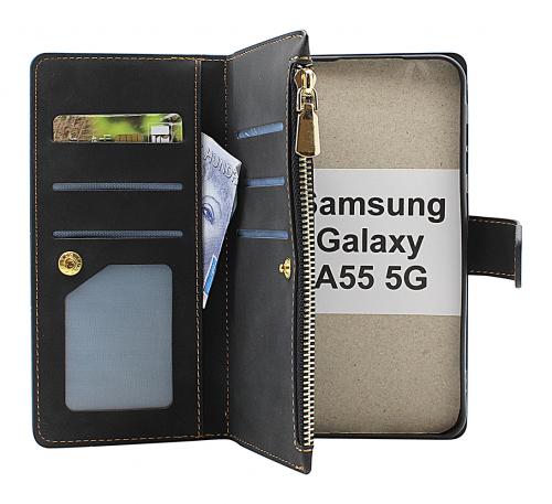 billigamobilskydd.se XL Standcase Luksuskotelo puhelimeen Samsung Galaxy A55 5G (SM-A556B)