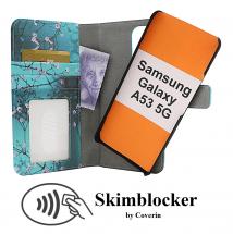 CoverIn Skimblocker Design Magneettilompakko Samsung Galaxy A53 5G