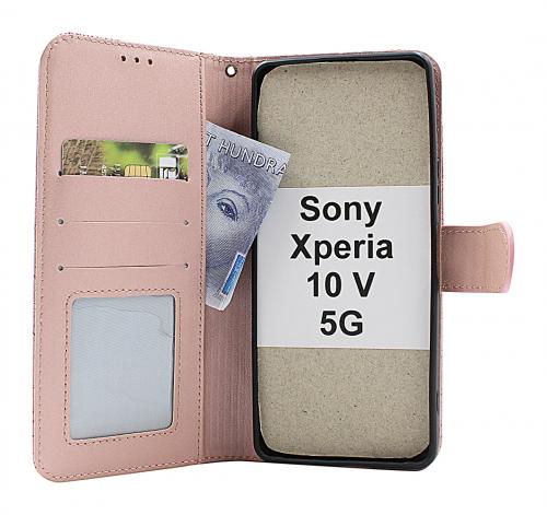 billigamobilskydd.se Flower Standcase Wallet Sony Xperia 10 V 5G