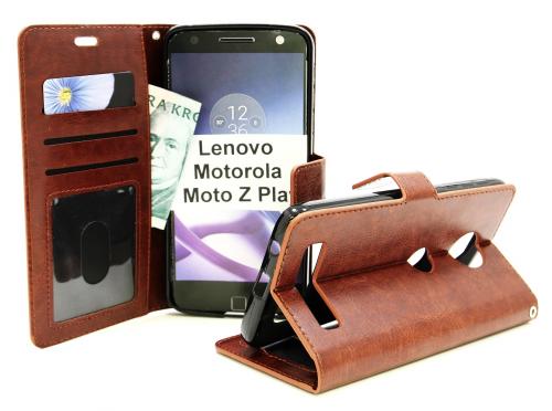 billigamobilskydd.se Crazy Horse Lompakko Lenovo Motorola Moto Z Play
