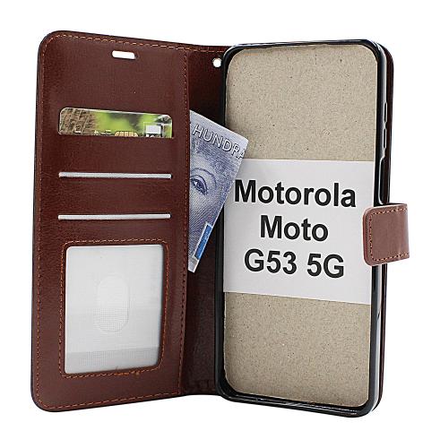 billigamobilskydd.se Crazy Horse Lompakko Motorola Moto G53 5G