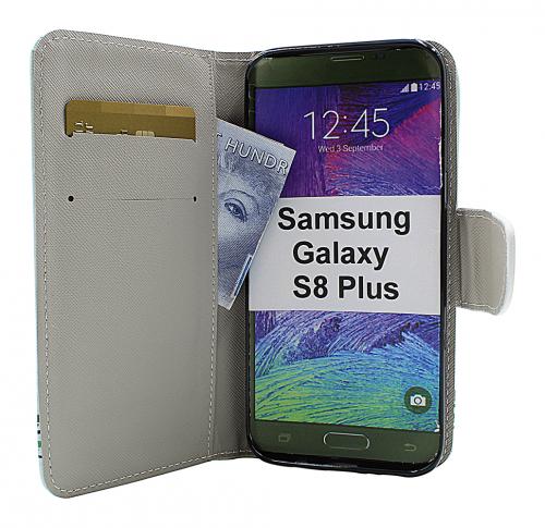billigamobilskydd.se Kuviolompakko Samsung Galaxy S8 Plus (G955F)