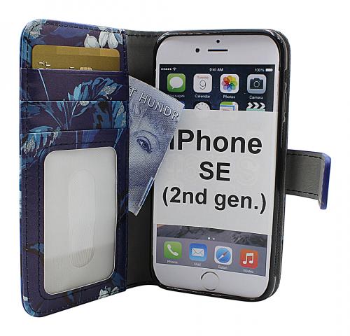 CoverIn Skimblocker Design Magneettilompakko iPhone SE (2nd Generation)