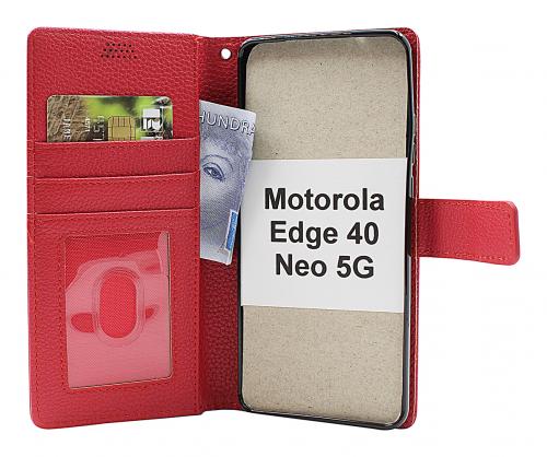 billigamobilskydd.se New Jalusta Lompakkokotelo Motorola Edge 40 Neo 5G