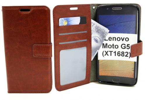 billigamobilskydd.se Crazy Horse Lompakko Lenovo Moto G5 (XT1682)