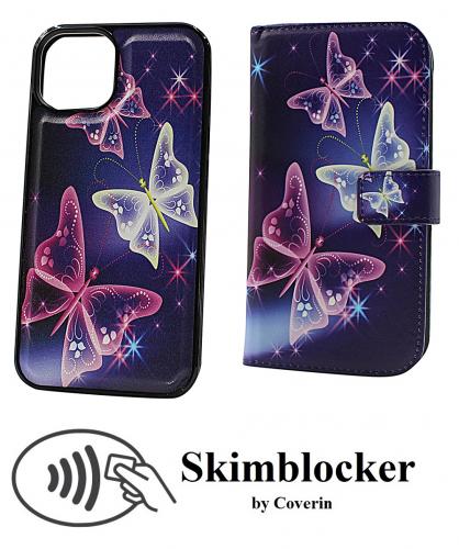 CoverIn Skimblocker Design Magneettilompakko iPhone 13 (6.1)