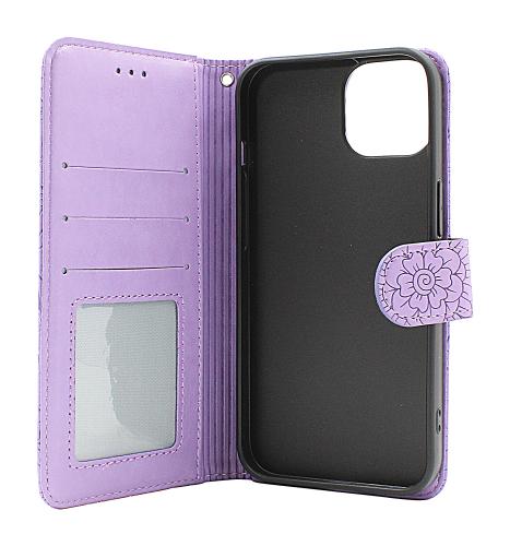 billigamobilskydd.se Flower Standcase Wallet iPhone 14 (6.1)