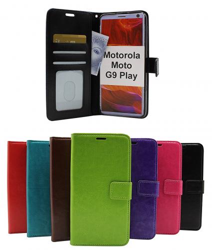 Crazy Horse Lompakko Motorola Moto G9 Play