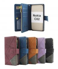 billigamobilskydd.se XL Standcase Luksuskotelo puhelimeen Nokia C02