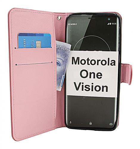 billigamobilskydd.se Kuviolompakko Motorola One Vision