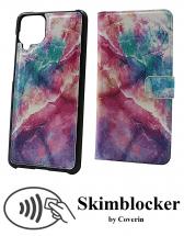 CoverIn Skimblocker Design Magneettilompakko Samsung Galaxy A12