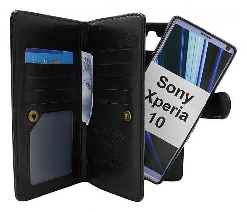 billigamobilskydd.se Crazy Horse XL Magnet Wallet Sony Xperia 10