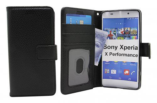 billigamobilskydd.se New Jalusta Lompakkokotelo Sony Xperia X Performance (F8131)