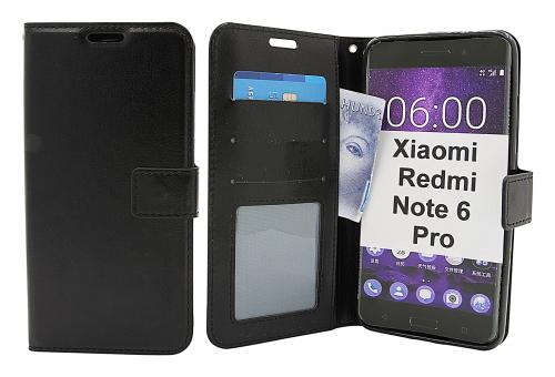 billigamobilskydd.se Crazy Horse Lompakko Xiaomi Redmi Note 6 Pro