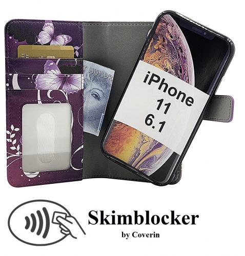 CoverIn Skimblocker Design Magneettilompakko iPhone 11 (6.1)