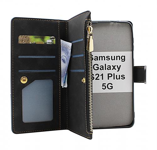 billigamobilskydd.se XL Standcase Luksuskotelo puhelimeen Samsung Galaxy S21 Plus 5G (SM-G996B)