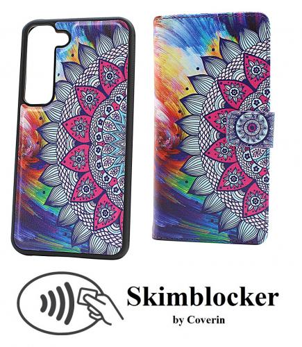 CoverIn Skimblocker Design Magneettilompakko Samsung Galaxy S23 5G