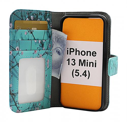 CoverIn Skimblocker Design Magneettilompakko iPhone 13 Mini (5.4)