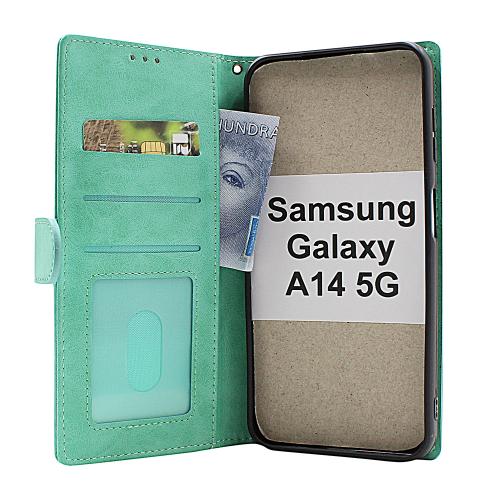 billigamobilskydd.se Zipper Standcase Wallet Samsung Galaxy A14 4G / 5G