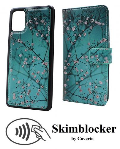 CoverIn Skimblocker Design Magneettilompakko Samsung Galaxy A51 (A515F/DS)