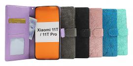 billigamobilskydd.se Flower Standcase Wallet Xiaomi 11T / Xiaomi 11T Pro