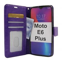 billigamobilskydd.se Crazy Horse Lompakko Motorola Moto E6 Plus