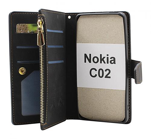 billigamobilskydd.se XL Standcase Luksuskotelo puhelimeen Nokia C02