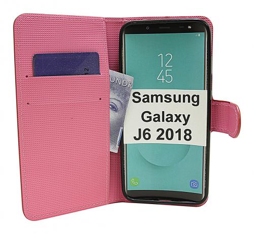 billigamobilskydd.se Kuviolompakko Samsung Galaxy J6 2018 (J600FN/DS)