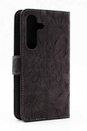 billigamobilskydd.se Flower Standcase Wallet Samsung Galaxy S24 5G (SM-S921B/DS)