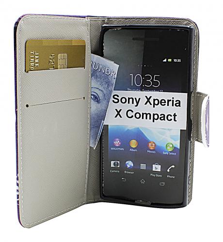 billigamobilskydd.se Kuviolompakko Sony Xperia X Compact (F5321)