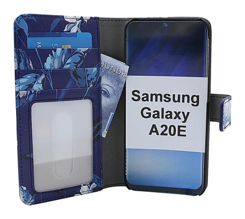 billigamobilskydd.se Skimblocker Design Magneettilompakko Samsung Galaxy A20e (A202F/DS)