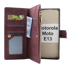 billigamobilskydd.se XL Standcase Luksuskotelo puhelimeen Motorola Moto E13