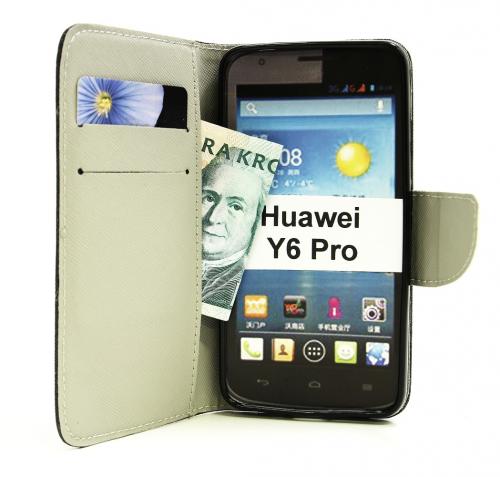 billigamobilskydd.se Kuviolompakko Huawei Y6 Pro (TIT-L01)