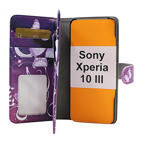 CoverIn Skimblocker XL Magnet Designwallet Sony Xperia 10 III (XQ-BT52)