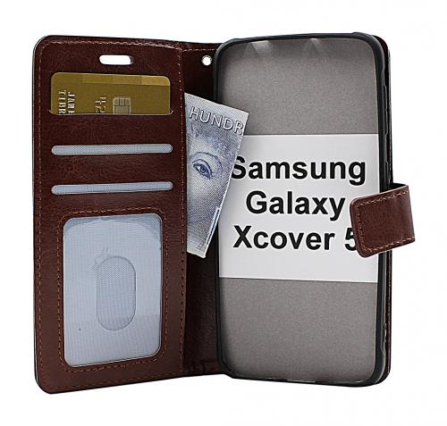 billigamobilskydd.se Crazy Horse Lompakko Samsung Galaxy Xcover 5 (SM-G525F)