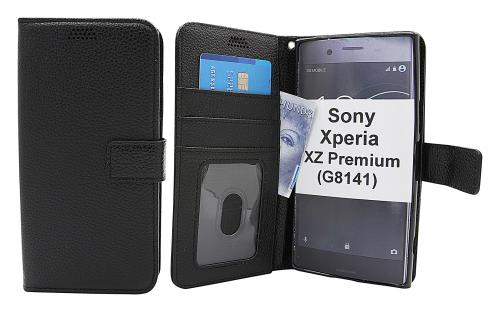 billigamobilskydd.se New Jalusta Lompakkokotelo Sony Xperia XZ Premium (G8141)