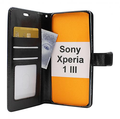 billigamobilskydd.se Crazy Horse Lompakko Sony Xperia 1 III (XQ-BC52)