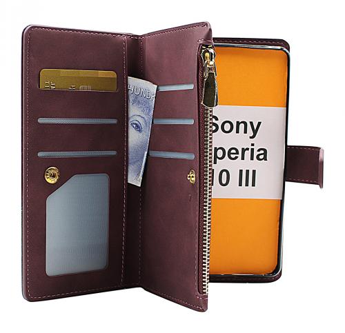 billigamobilskydd.se XL Standcase Luksuskotelo puhelimeen Sony Xperia 10 III (XQ-BT52)