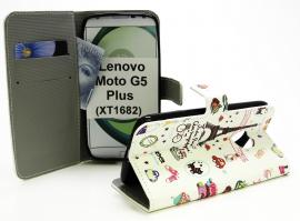 billigamobilskydd.se Kuviolompakko Lenovo Moto G5 Plus (XT1683)
