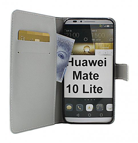 billigamobilskydd.se Kuviolompakko Huawei Mate 10 Lite