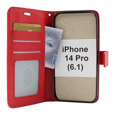 billigamobilskydd.se Crazy Horse Lompakko iPhone 14 Pro (6.1)