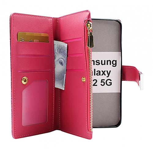 billigamobilskydd.se XL Standcase Glitterwallet puhelimeen Samsung Galaxy A32 5G (SM-A326B)
