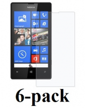billigamobilskydd.se Kuuden kappaleen näytönsuojakalvopakett Nokia Lumia 520/525