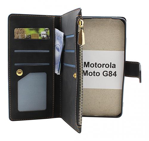 billigamobilskydd.se XL Standcase Luksuskotelo puhelimeen Motorola Moto G84